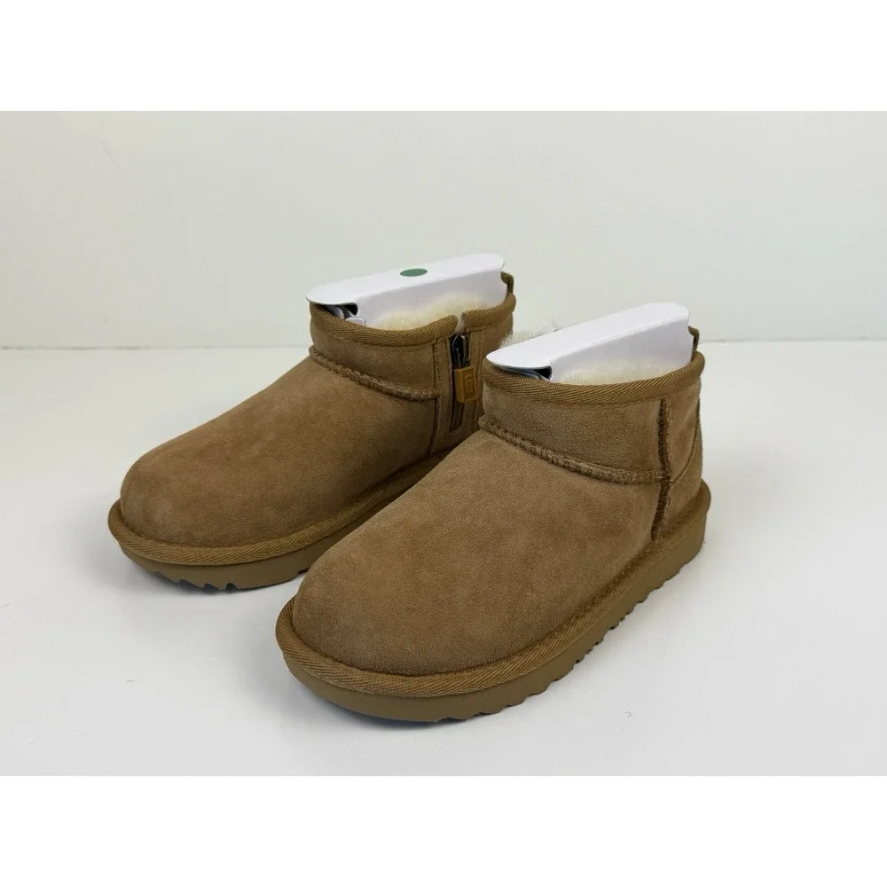 UGG Kids' Classic Ultra Mini Boots Kids Size 5 Chestnut K / 1130750K